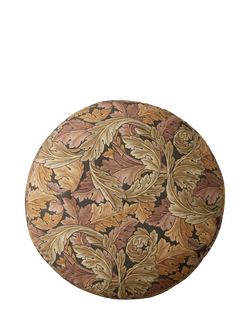 William Morris At Home Acanthus Pouffe, Acorn - view 2, Acorn