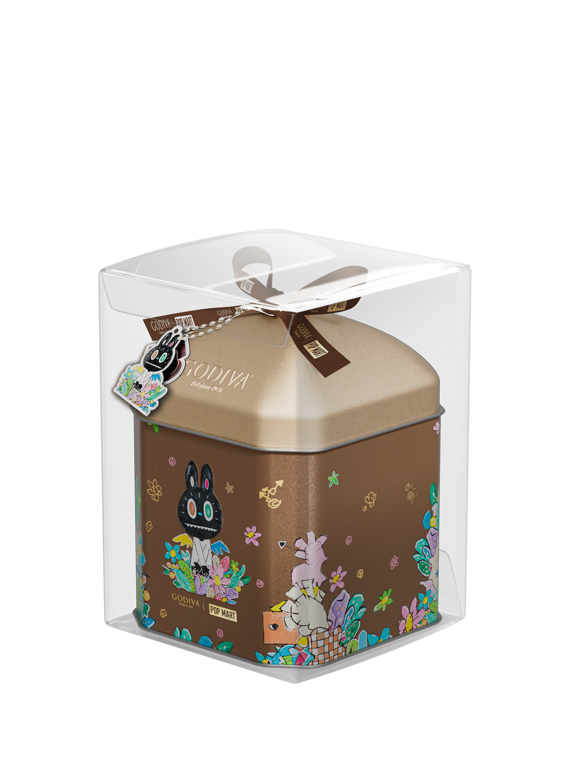 Godiva x LABUBU Dark Chocolate Ganache Tin, 78g