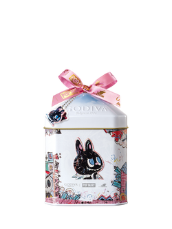 Godiva x LABUBU Dark Strawberry Chocolate Star Tin, 75g, Multi
