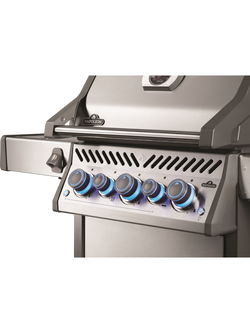 Napoleon Rogue PRO-S 425 RSIB 5-Burner Gas BBQ with Infrared Rear & Side Burners, Stainless Steel - view 2, Silver