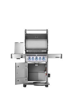 Napoleon Rogue PRO-S 625 RSIB 7-Burner Gas BBQ with Infrared Rear & Side Burners, Stainless Steel - view 2, Silver