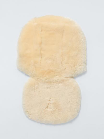 John Lewis Sheepskin Pushchair Liner, Cream, Cream