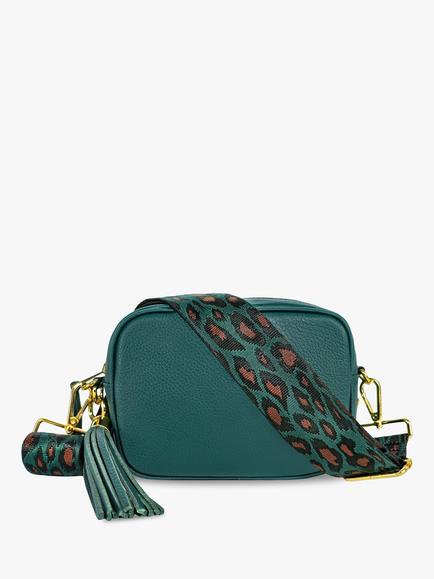 Apatchy London Cheetah Strap, Teal - view 2, Teal