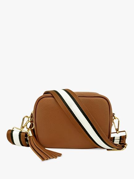Apatchy London Stripe Strap, Tan - view 2, Tan