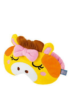 Go Travel Kids' Giraffe Snuggle Eye Mask, Yellow, Yellow