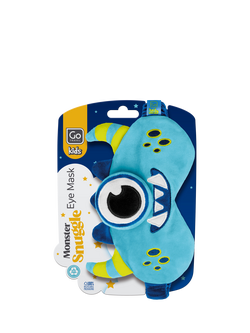 Go Travel Kids' Monster Snuggle Eye Mask, Blue - view 2, Blue