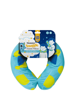 Go Travel Kids' Monster Snuggle Travel Pillow, Blue - view 2, Blue