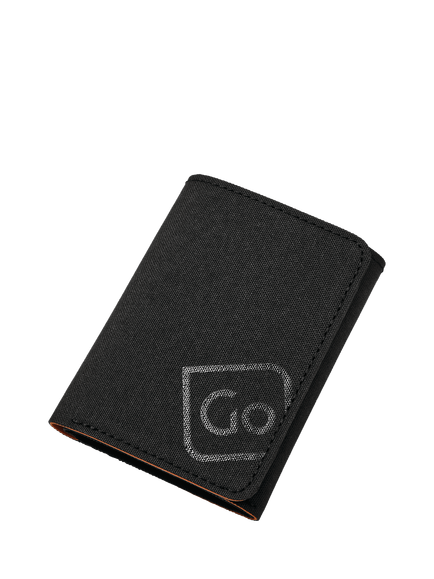 Go Travel Tri-Fold Wallet, Black, Black