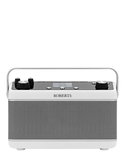 Roberts Stream 219 DAB+/FM/Internet Bluetooth Digital Radio, White, White