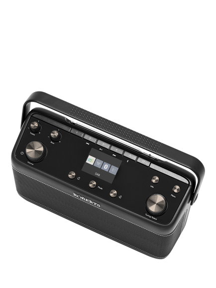 Roberts Blutune 7 DAB+/DAB/FM Bluetooth Radio, Black - view 2, Black