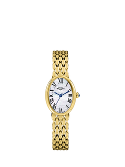 Rotary RLB10024/07 Women's Heritage Astoria Bracelet Strap Watch, Gold, Gold
