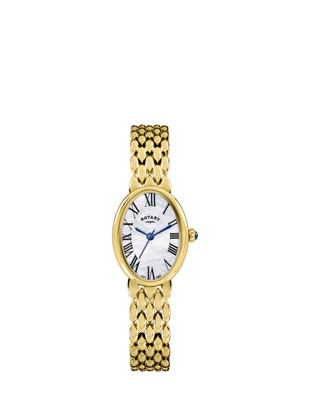 Rotary RLB10024/07 Women's Heritage Astoria Bracelet Strap Watch, Gold, Gold