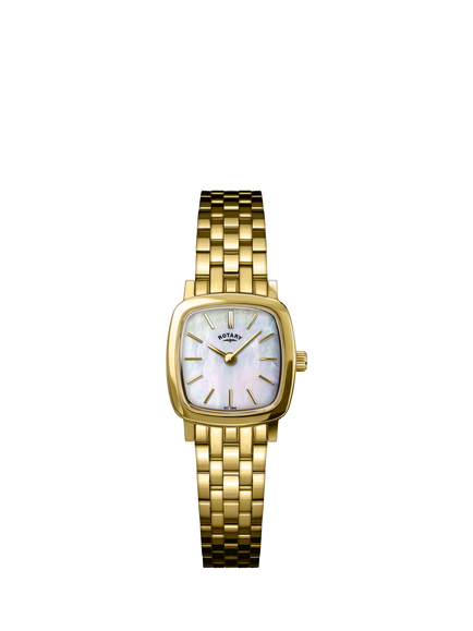 Rotary RLB10044/41 Women's Heritage Astoria Square Bracelet Strap Watch, Gold, Gold