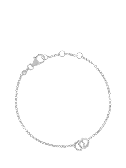 Astley Clarke Aurora Ridge Link Bracelet, Silver, Silver