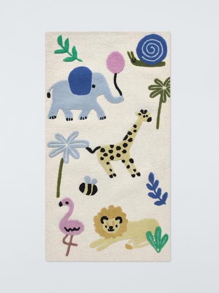 John Lewis Bold Safari Rug, Multi