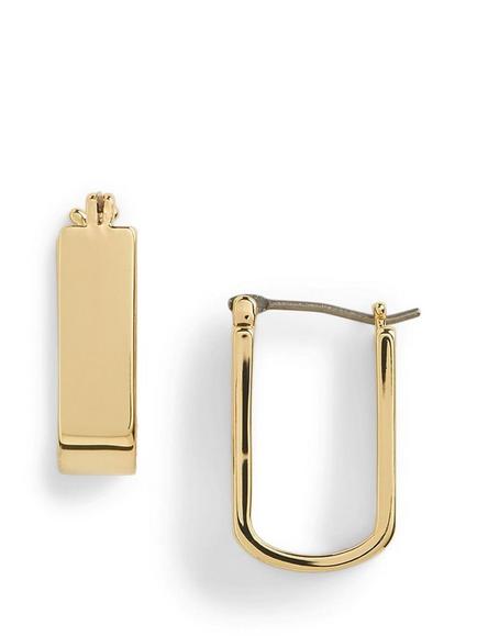 Lauren Ralph Lauren Janson Polished Hoop Earrings, Gold, Gold