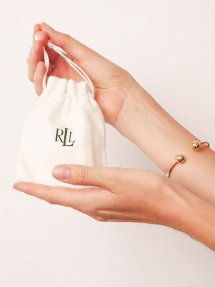 Lauren Ralph Lauren Lindella Pave Hoop Earrings, Gold/ Clear - view 2, Gold/ Clear