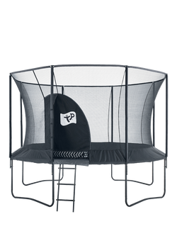 TP Toys Genius 12ft Round Trampoline, Black