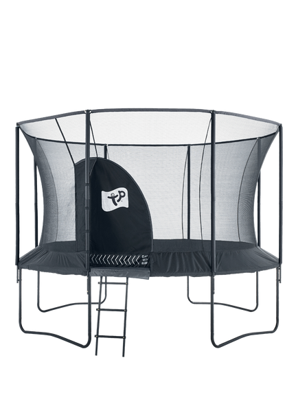 TP Toys Genius 12ft Round Trampoline, Black
