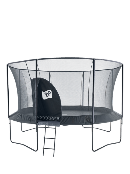 TP Toys Genius 14ft Round Trampoline, Black
