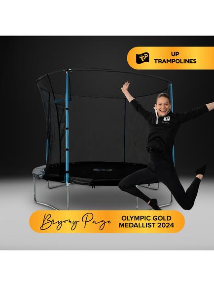 TP Toys 14ft Up Trampoline - view 2, Black