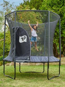 TP Toys 8ft Genius Round Trampoline - view 2, Black