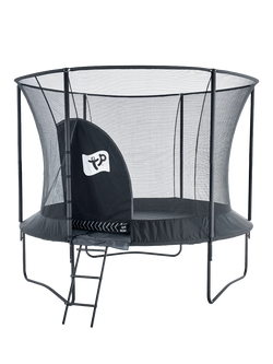 TP Toys 10ft Genius Round Trampoline, Black