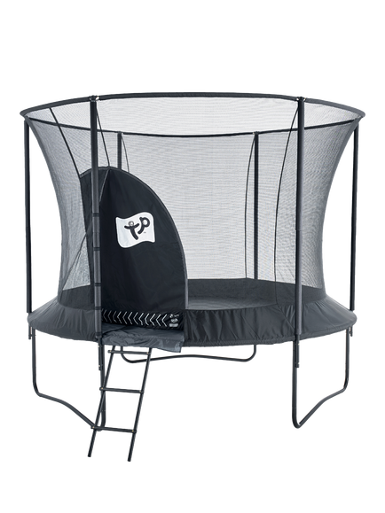 TP Toys 10ft Genius Round Trampoline, Black