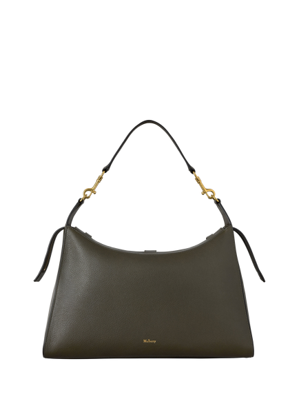 Mulberry Roxanne Leather Shoulder Bag, Juniper Green - view 2, Juniper Green