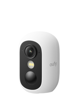 eufy eufyCam C35 Full HD Add-On Indoor & Outdoor Smart Security Camera, White, White