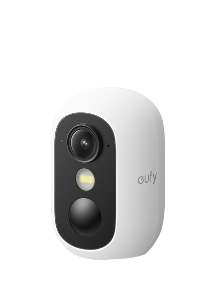 eufy eufyCam C35 Full HD Add-On Indoor & Outdoor Smart Security Camera, White, White