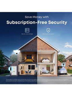 eufy E30 2K Outdoor Smart Security Camera with Floodlights, White - view 2, White