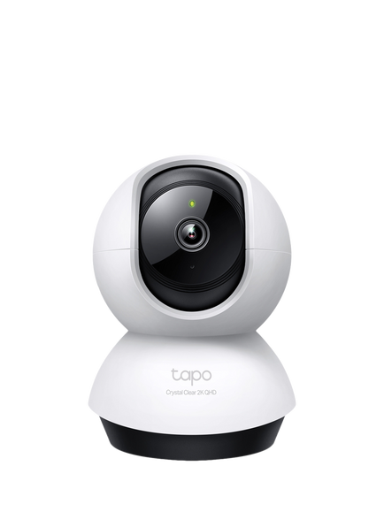 TP-Link Tapo C220 2K QHD Indoor Pan & Tilt AI Smart Security Camera, White, White