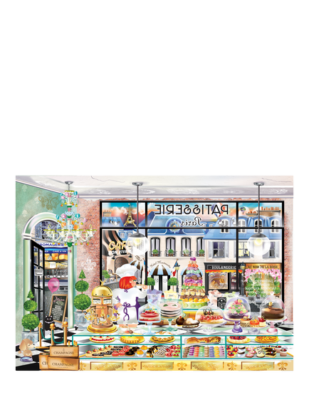 Wentworth Wooden Puzzles Bonjour Paris! Jigsaw Puzzle, 600 Pieces, Multi