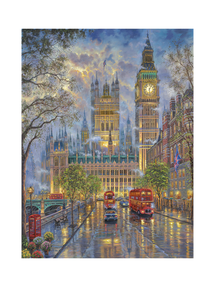 Wentworth Wooden Puzzles Palace of Westminster Jigsaw Puzzle, 300 Pieces, Multi