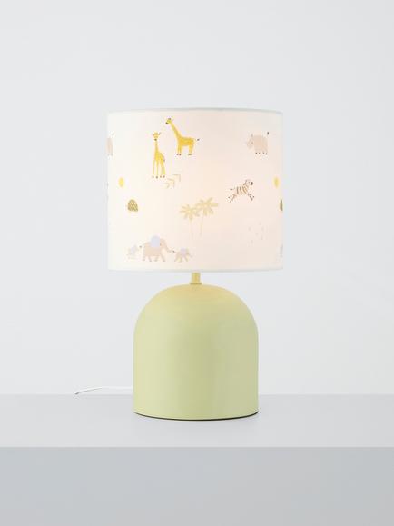 John Lewis Soft Safari Bedside Lamp, White Multi