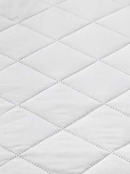 John Lewis Mattress Protector, Crib Bed - view 2, White