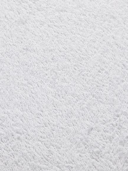 John Lewis Micro-Fresh® Waterproof Terry Towelling Mattress Protector, Cotbed - view 2, White