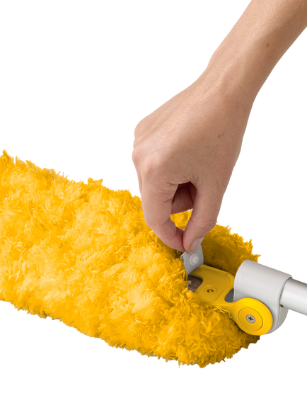 Joseph Joseph CleanTech™ Adjustable High Zone Duster - view 2, Yellow