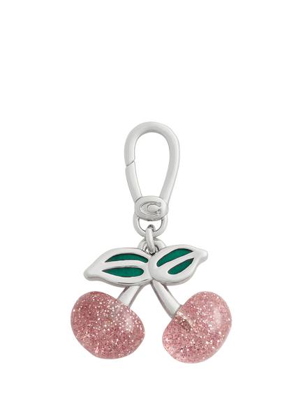 Coach Glitter Cherry Charm, Pink Multi, Pink Multi