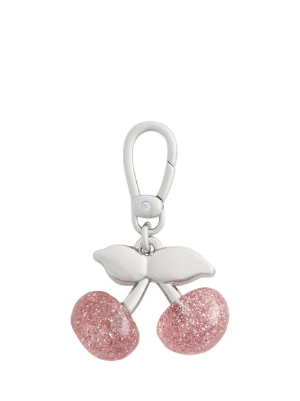 Coach Glitter Cherry Charm, Pink Multi - view 2, Pink Multi