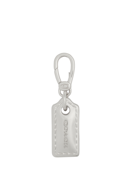 Coach Hangtag Charm, Silver, Silver
