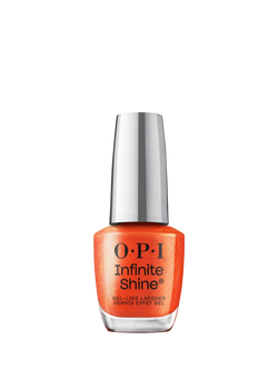 OPI OPIcons Spring Collection Infinite Shine Gel-Like Lacquer Nail Polish, Shock Em Orange