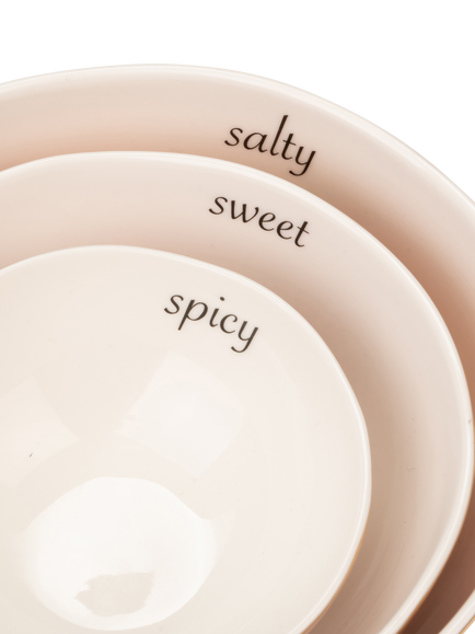 Yvonne Ellen Cheetah Fine China Nesting Bowls, Set of 3, Multi, Multi