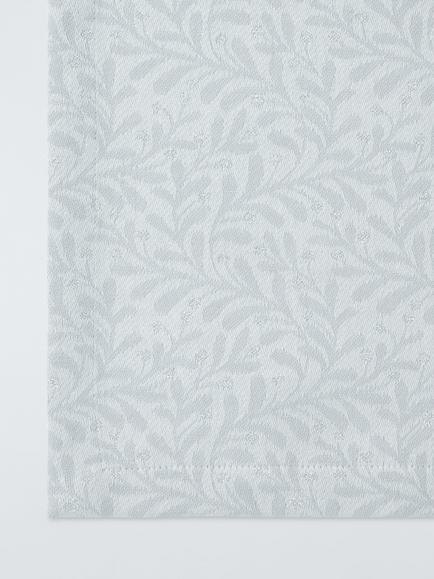 John Lewis Berry Woven Jacquard Cotton Table Runner, 250cm, Silver - view 2, Silver