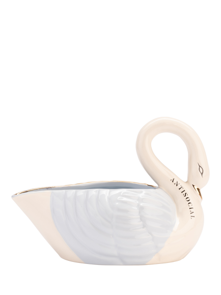 Yvonne Ellen Swan Stoneware Sauceboat, 250ml, Blue/White, Multi