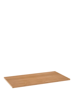 John Lewis Aspen Wardrobe Internal Shelf, Alder