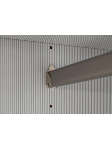 John Lewis Ascot / Newlyn Wardrobe Hanging Rail - view 2, Silver