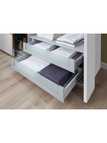 John Lewis Aspen Wardrobe Internal Drawers with Glass Fronts, Set of 2 - view 2, Glass
