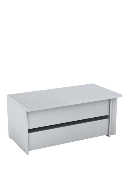 John Lewis Newlyn Wardrobe Internal Drawers, Set of 2, Glass